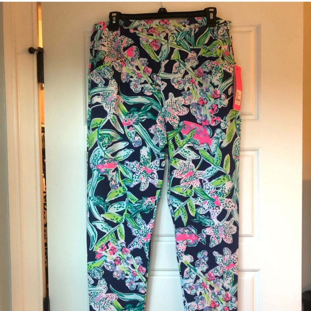 Lilly Pulitzer Golf Fairway Pants, Size 12, EUC - Picture 2 of 7
